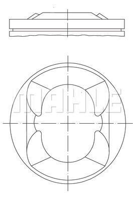 PISTON SEGMAN 0.50mm 77.50mm BMW N13 B16 F20 F30 MINI N18 R55 R56 R58 R59 R60 PEUGEOT 5FW EP6 5008 308 3008 207 CITROEN C3 C4
