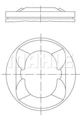 PISTON SEGMAN 0.50mm 77.50mm BMW N13 B16 F20 F30 MINI N18 R55 R56 R58 R59 R60 PEUGEOT 5FW EP6 5008 308 3008 207 CITROEN C3 C4