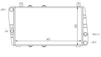 RADYATÖR FELICIA-FAVORİT 1.3 KLİMASIZ MEK 489x285x34 ALÜMİNYUM