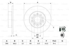 ARKA FREN AYNASI CADDY 3-GOLF-5-VI-PLUS-JETTA 3-ALTEA 04 A3 03 TOLEDO 3-OCTAVIA 04 0986479155
