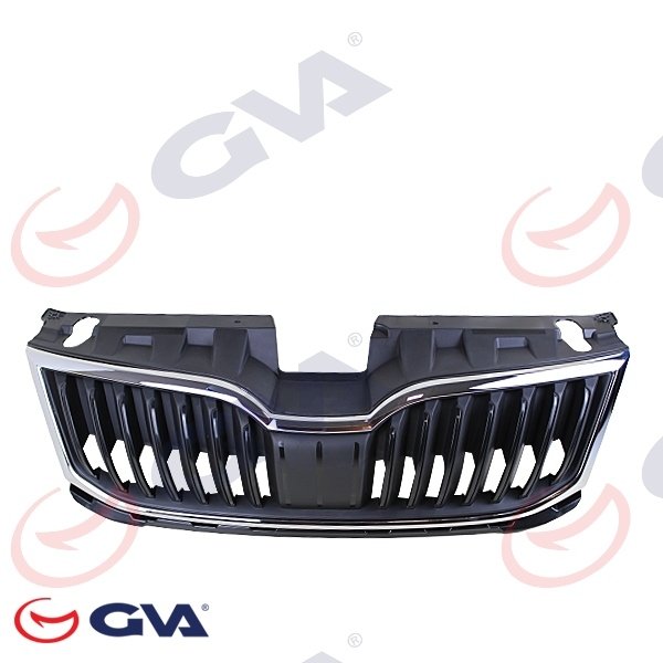 ÖN PANJUR ÜST PLASTİK KOMPLE OCTAVIA SATEN SİYAH NİKELAJLI 2018