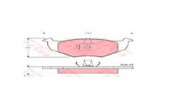 ÖN BALATA POLO 95-01 FABIA 02-14 CORDOBA 98-05 GDB1274 17.30 MM