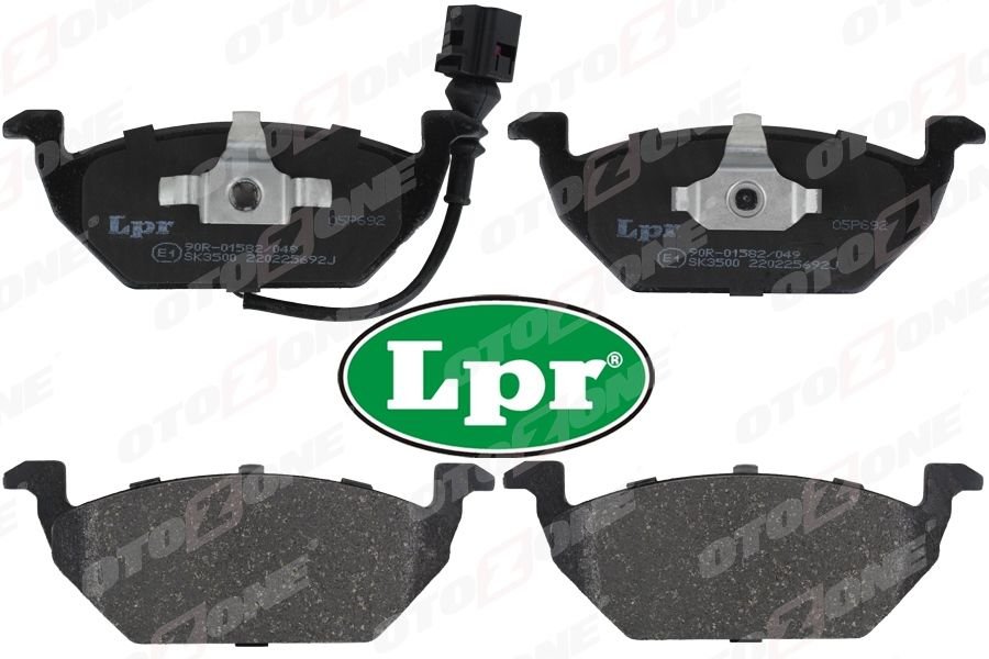 ÖN BALATA FİŞLİ KÜÇÜK GOLF4-GOLF5-JETTA-BORA-POLO-A3-LEON 97 GDB1386