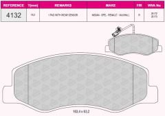 ARKA BALATA MASTER 3-MOVANO B 2.3CDI-CDTİ 10 ÇİFT TEKER -KARSAN JEST