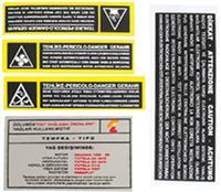 MOTOR ETİKETİ TAKIM TPSX-TİPO