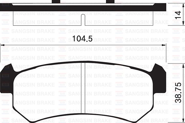 ARKA BALATA LACETTI 1.4-1.6-1.8 04 NUBIRA 1.4-1.6-1.8 2.0 04 GDB3348