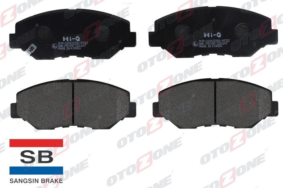 ÖN FREN BALATA HONDA CIVIC 1.6L R16B 4 kapı sedan benzinli FC5 kasa 16-> / CR-5 2.0L K20 RD kasa 02-06