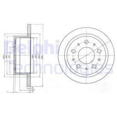 ARKA FREN DISKI BOXER 06>DUCATO 06>JUMPER 06> 2.2D 2.3D 3.0HDI 300x16x5DL