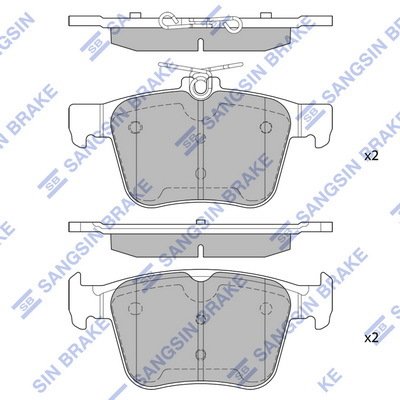 ARKA FREN BALATA VW GOLF VII 14- / TOURAN. T-ROC 18- / AUDI A3 14-20 / Q2 16- / TT 18-