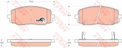 ÖN BALATA HYUNDAI İ10-1.0 1.1-1.2 08 11 KIA PICANTO 1.0-1-1 08