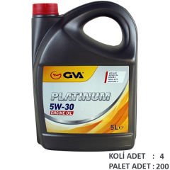 MOTOR YAĞI 5W30 5 LT PLATINUM TAM SENTETİK API SL/CF