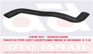 RADYATÖR ÜST HORTUMU MEGANE 2-SCENIC 2 1.6