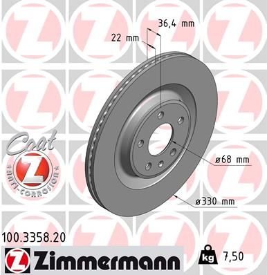 ARKA FREN AYNASI TOUAREG 3.0TDI 17 A4-A5 1.8 TFSI-2.0 TDI 08 A6 2.0 TFSI-2.8 FSI 11 330x22x5xHVLI 986479750-986479C86-DF6175S
