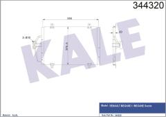 KLİMA KONDENSERİ MEGANE 1 AL-AL