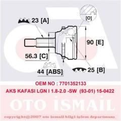 AKS KAFASI DIŞ LAGUNA 1 SCENİC 1 MEGANE KANGOO 1.9D F9Q