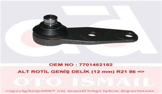 ALT ROTİL CLIO 91 EXP 00 MEGANE 1 96 TWNG 96 SCENIC 99 R9-R11-R19-R21 12mm