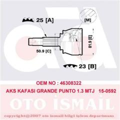 x AKS KAFASI DIŞ GRANDE PUNTO 1.3 MTJ 05 15-0592