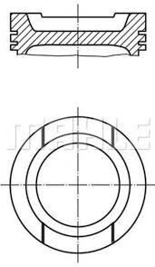 MOTOR PİSTON SEGMAN 0.50 POLO-GOLF 4 1.6 B AFT-AKL-AEK 81.51 033PI0000110286