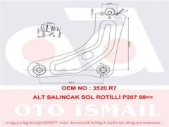 ALT SALINCAK SOL C3 PICASSO 1.4-1.6-1.6 HDI 02/09 Güçlendirilmiş şasiye sahip araçlar için
