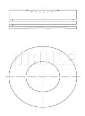 MOTOR PİSTON SEGMAN STANDART P206-P307-P406-P407-P607-EXPERT-C4-C5 2.0 16V EW10J4-DEW10J4 85.00