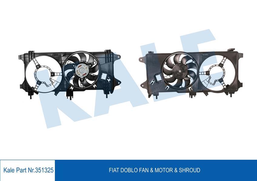 FAN MOTORU DAVLUMBAZLI FIAT DOBLO 1.3 MJET 03 1.9JTD 01 EURO 3 TEK MOTORLU KLİMASIZ