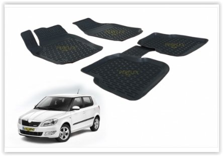x PASPAS 3D X-MAT HAVUZLU SKODA FABIA 08 SİYAH