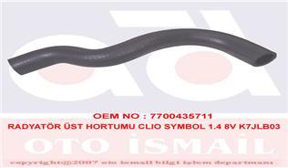 RADYATÖR ÜST HORTUMU RENAULT CLIO 2 98 05 CLIO SYMBOL 00 05 KANGOO 97 1.4 E7J K7J