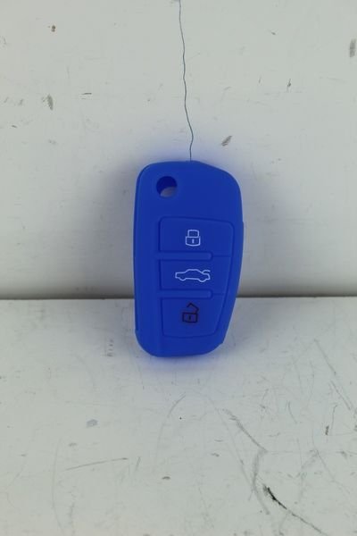 KONTAK ANAHTAR KUMANDA KORUYUCU KILIF SİLİKON MAVİ AUDI A3 12-20