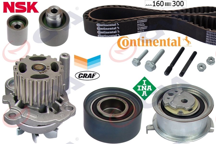 DEVİRDAİMLİ TRİGER SETİ AUDI A4-A5-A6-PASSAT-TIGUAN-SUPERB 2.0 TDI 10 CBAA-CBAB-CBBB-CBAC-CAGA-CAHA