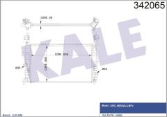 RADYATÖR OPEL MERIVA 1.7 CDTI 03-10 AL-PL-BRZ AC