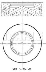 PISTON SEGMAN 78.00mm BMW N47 D16 F20 MINI R55 R56 R57 R60 R61