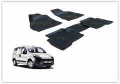 PASPAS 3D X-MAT HAVUZLU PEUGEOT BIPPER 08-17 SİYAH