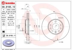 ÖN FREN AYNASI VECTRA C 02 SIGNUM 03 SAAB 9.3 02 CROMA 05 285x25x5DLxHAVALI 46844071-51819733
