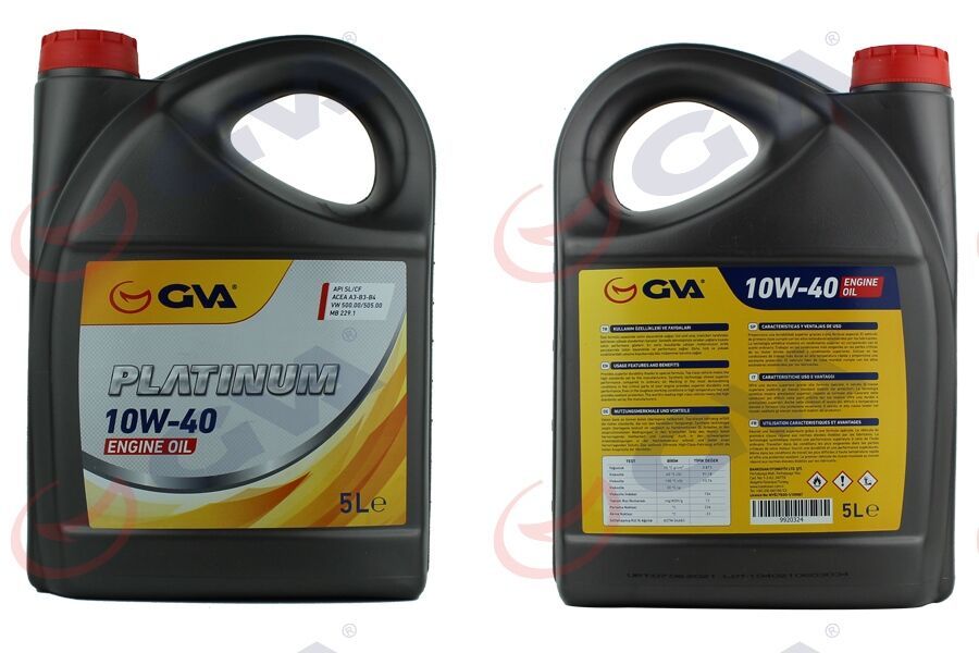 MOTOR YAĞI 10W40 5LT PLATİNUM YARI SENTETİK API SL/CF