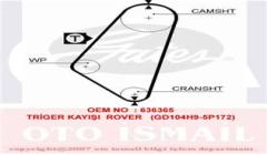 TRİGER KAYIŞI 104x170 VECTRA A 1.4-1.6 8V 88-95 -CORSA A 1.4-1.6 8V 88-93 -KADET 1.4-1.6 8V