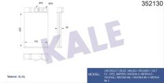 KALORİFER RADYATÖRÜ OPEL INSİGNİA 2.0 CDTİ 08 CRUZE 06 206X150X26 OTO.-MEK.