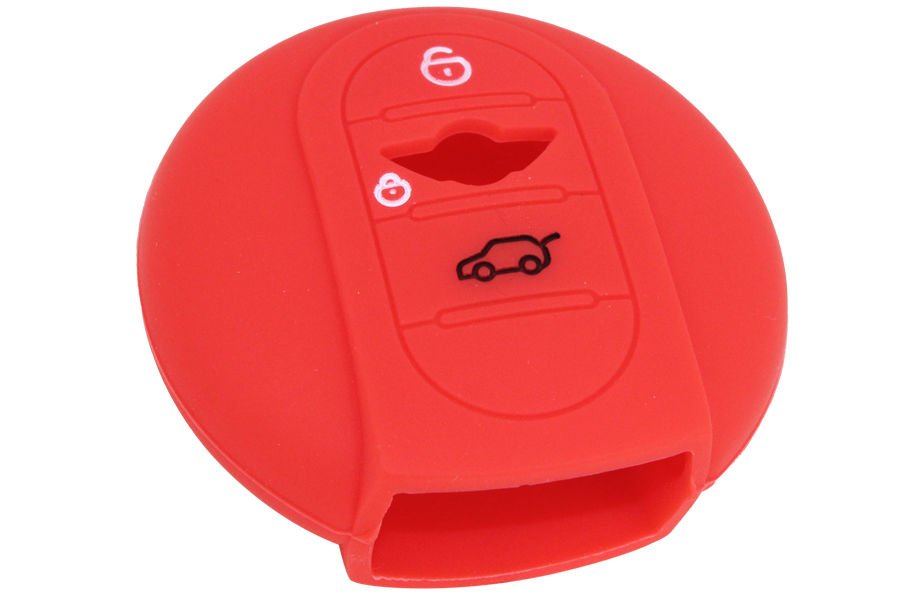 KONTAK ANAHTAR KUMANDA KORUYUCU KILIF SİLİKON 2 TUŞ KIRMIZI BMW F56 F55 F54