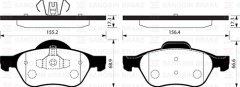 ÖN BALATA MEGANE 2 02 SCENIC 2 02 CLIO 3 05 1.5dCi 1.6 16V 2.0 16V
