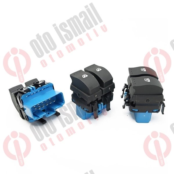 CAM DÜĞMESİ ÖN SOL MEGANE 2-SCENIC ÇİFTLİ 10 FİŞLİ