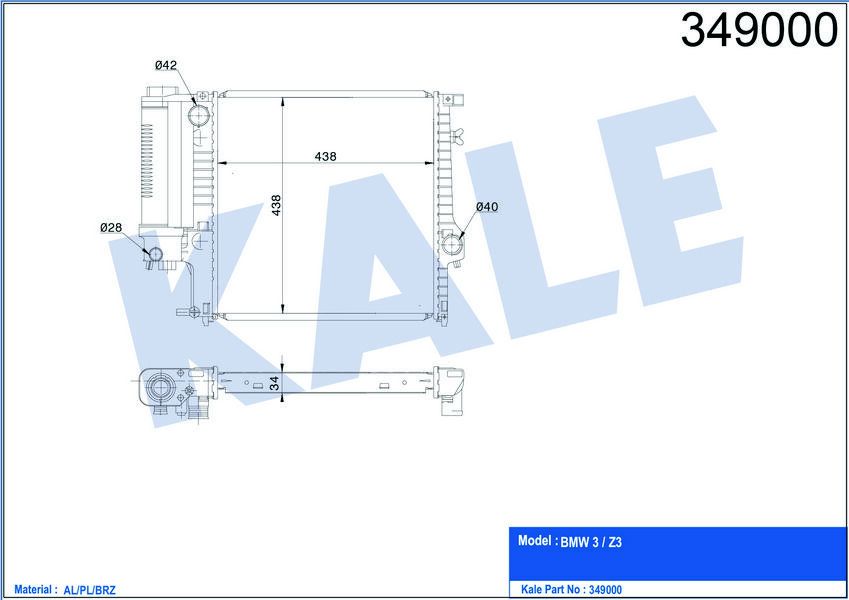 MOTOR SU RADYATORU MAN/SANZ KLIMALI BMW M40 M43 M50 M52 E30 E36