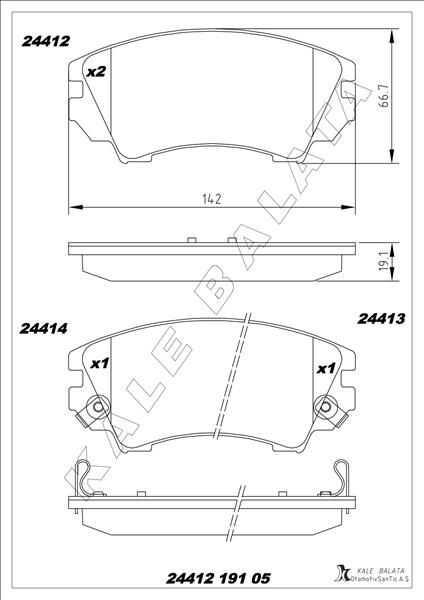 ÖN BALATA OPEL ASTRA J 12 14 INSIGNIA 08 11 ZAFIRA 11 SAAB 9.5 10 17 JANT GDB1783
