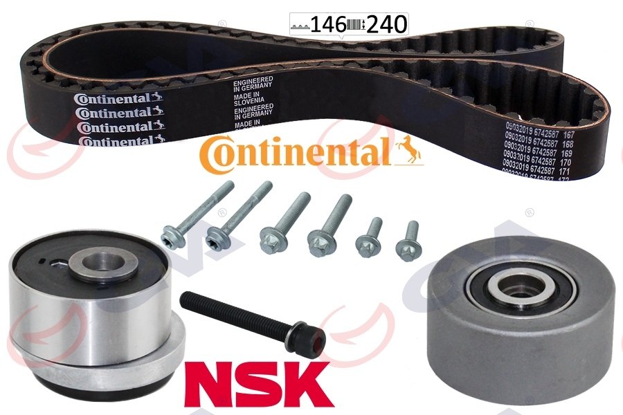 EKSANTRİK GERGİ KİTİ 146x240 ASTRA H-J-INSIGNIA-VECTRA C-CRUZE 1.6-1.8 Z16XEP-XER-A16LET-XER-B16XER