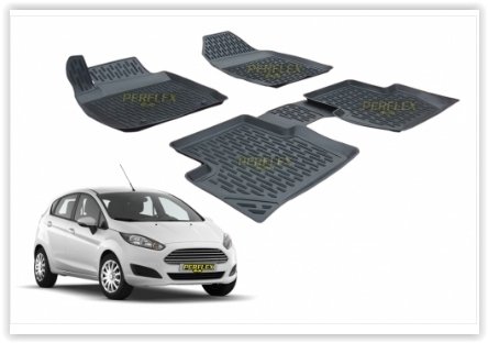 PASPAS 3D X-MAT HAVUZLU FORD FIESTA 09 SİYAH