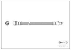FREN HORTUMU ARKA MERCEDES W168 W169 W245 W414