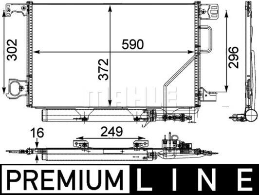 KLIMA RADYATORU MERCEDES W203 CL203 S203 C209 A209