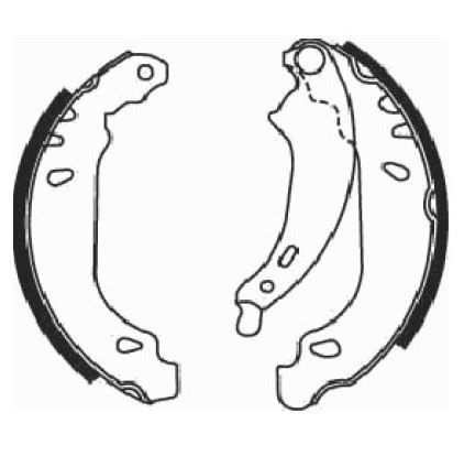 ARKA FREN BALATASI PABUC CLİO 2 SYMBOL LOGAN SANDERO ABS'SİZ