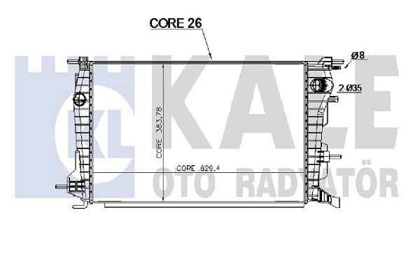 RADYATÖR RENAULT FLUENCE DIESEL 1 SIRA ALB SİSTEM