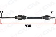 KOMPLE AKS ÖN SAĞ PSA 3008 1.6 BlueHDI A-T 16-