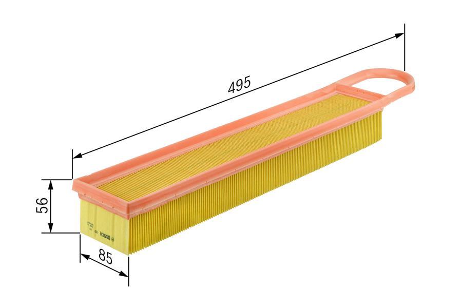 HAVA FİLTRESİ C3 09 C4 08 BERLINGO 10 P207 07 P308 07 P3008-PARTNER TEPEE 10 1.4-1.6 16V