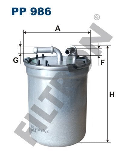 YAKIT FİLTRESİ CORDOBA-IBIZA 4-5 02-09 POLO 05 > FABIA 05-08 ROOMSTER 1.4TDI-1.6TDI-1.9TDI
